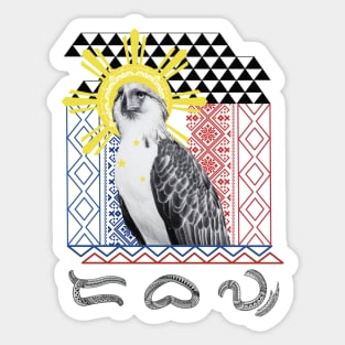 Philippine Eagle / Baybayin word Dabaw (Davao) Sticker